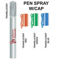 Translucent Pen Shape Gel Hand Sanitizer w/ Clip